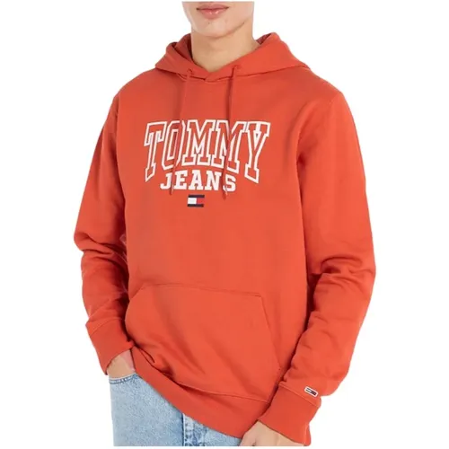 Sweatshirt reg entry graphic Tommy Jeans , male, Sizes: M, S - Tommy Hilfiger - Modalova
