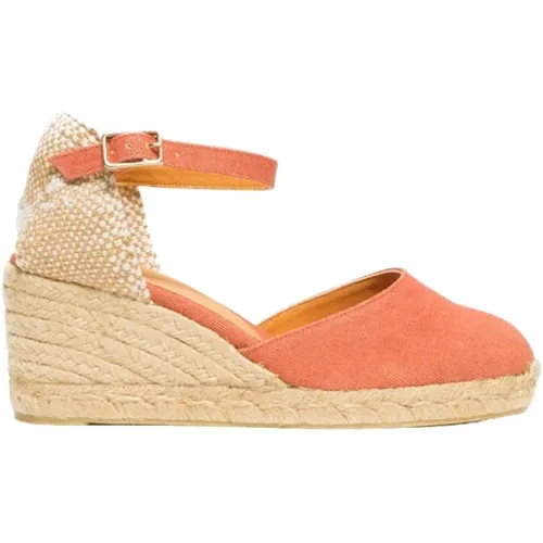 Erhöhen Sie Ihre Sommergarderobe mit Espadrilla-Wedges , Damen, Größe: 36 EU - Castañer - Modalova