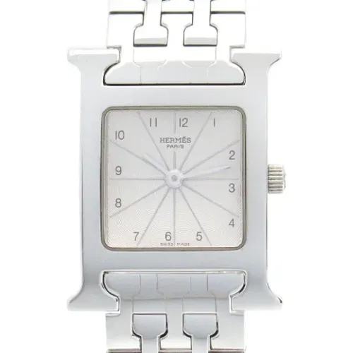 Pre-owned Stainless Steel watches , female, Sizes: ONE SIZE - Hermès Vintage - Modalova