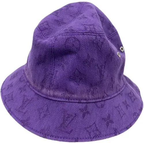 Pre-owned Cotton hats , female, Sizes: ONE SIZE - Louis Vuitton Vintage - Modalova