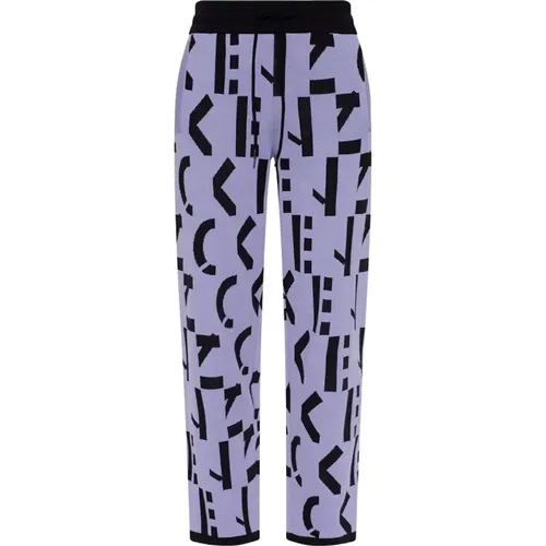 Logo Patterned Jogger Pants , female, Sizes: L - Kenzo - Modalova