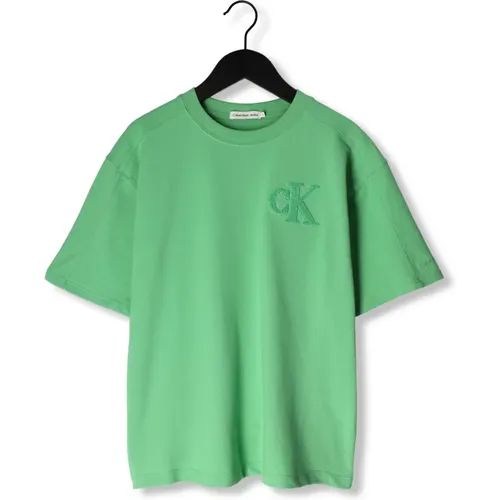 Jungen Polo T-shirt Interlock Pique - Calvin Klein - Modalova