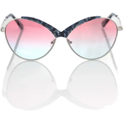 Butterfly Sunglasses Blue Pearl Profile , unisex, Sizes: ONE SIZE - Frankie Morello - Modalova