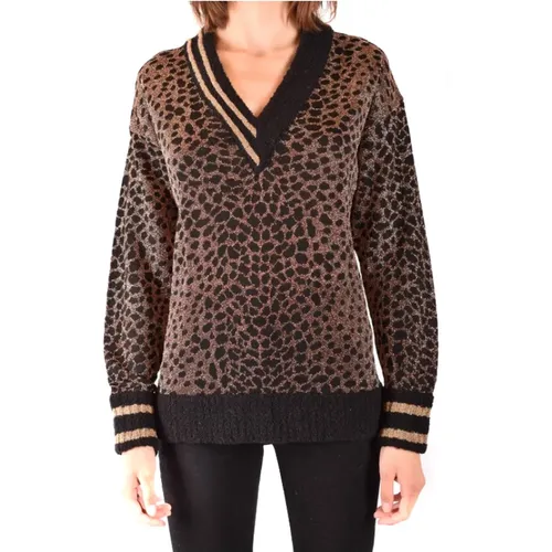 Womens Clothing Sweater Black Aw20 , female, Sizes: S - pinko - Modalova