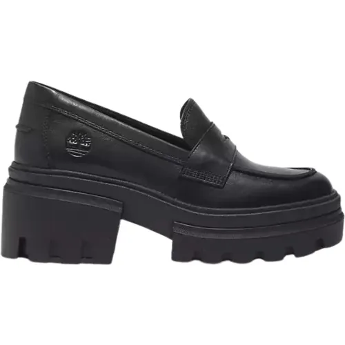 Damen Slip-On Leder Mokassin mit Absatz - Timberland - Modalova