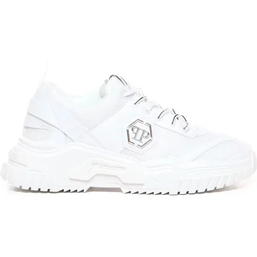 Stylische Sneakers mit Baumwollmischung , Herren, Größe: 40 EU - Philipp Plein - Modalova