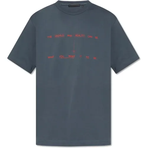 T-shirt with logo , male, Sizes: L, M, S, XL - Helmut Lang - Modalova