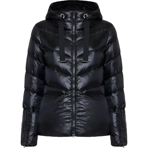 Padded V-Quilted Down Jacket , female, Sizes: S, XL, XS, L, 2XL, M - Herno - Modalova