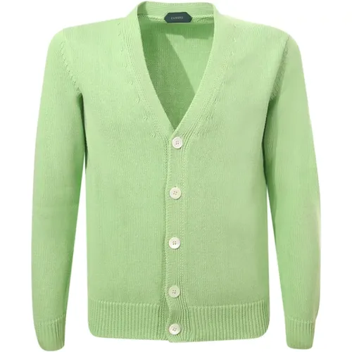 Sweaters , male, Sizes: L, XL - Zanone - Modalova