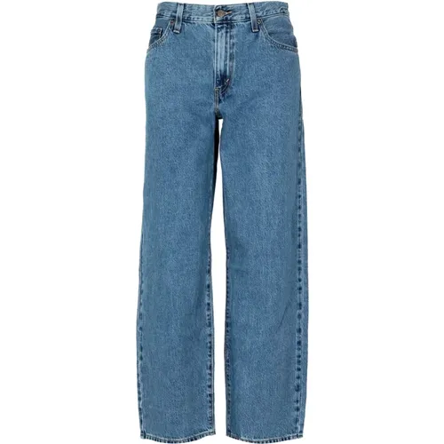 Levi's, Locker sitzende Jeans mit mittelhoher Taille und geradem Bein , Damen, Größe: W24 L30 - Levis - Modalova