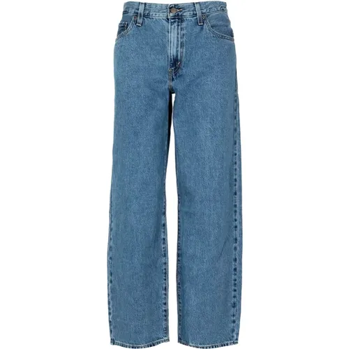 Levi's, Locker sitzende Jeans mit mittelhoher Taille und geradem Bein , Damen, Größe: W26 - Levis - Modalova