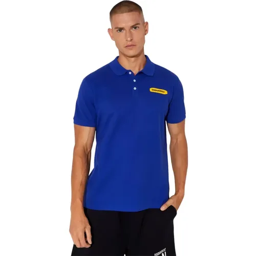 Polo Shirt with Logo , male, Sizes: 2XL - Dsquared2 - Modalova