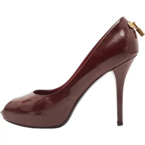 Pre-owned Leather heels , female, Sizes: 6 UK - Louis Vuitton Vintage - Modalova
