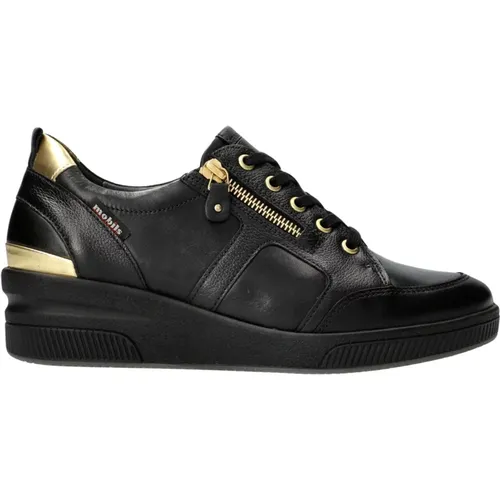 Trudie Damen Sneakers - Weite Passform - Schwarz , Damen, Größe: 35 1/2 EU - mephisto - Modalova