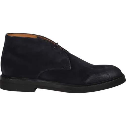 Wildleder Stiefelette mit Lederelementen , Herren, Größe: 44 EU - Corvari - Modalova