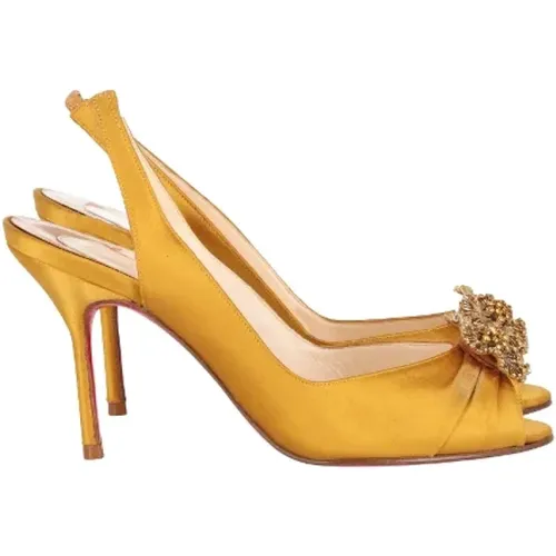 Pre-owned Satin heels - Christian Louboutin Pre-owned - Modalova