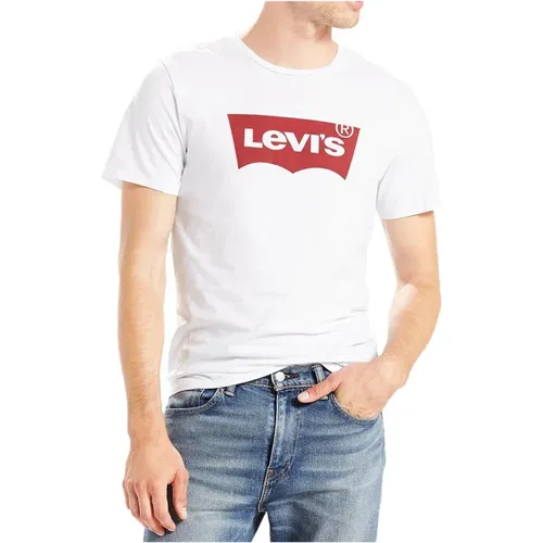 Levi's, Weißes Print T-Shirt , Herren, Größe: XL - Levis - Modalova