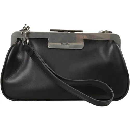 Elegante Schwarze Handtasche - Max Mara - Modalova