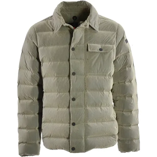 Velvet Grey Down Jacket , male, Sizes: 4XL, M, 3XL - RRD - Modalova