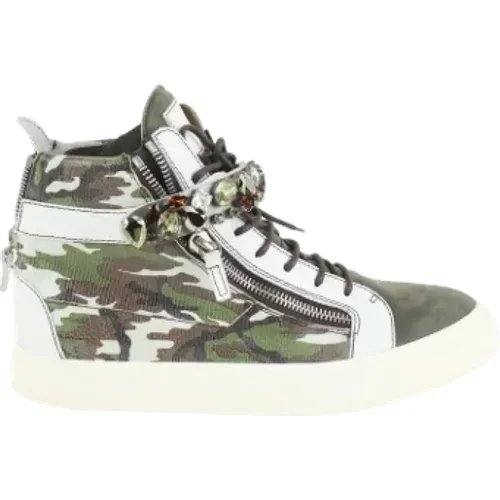 Pre-owned Fabric sneakers , male, Sizes: 11 UK - Giuseppe Zanotti Pre-owned - Modalova