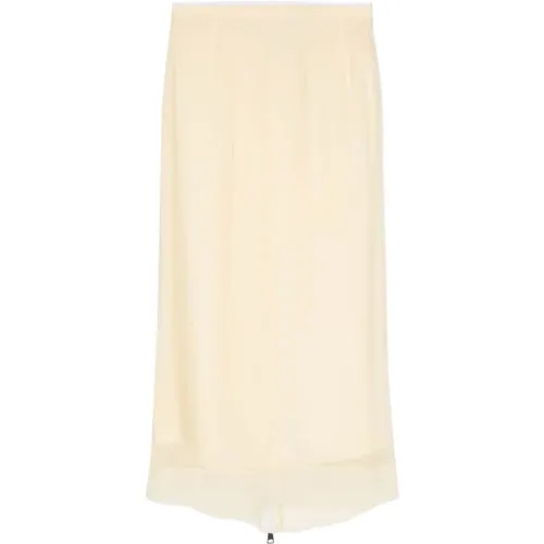 Silk Organza Skirt , female, Sizes: L - N21 - Modalova