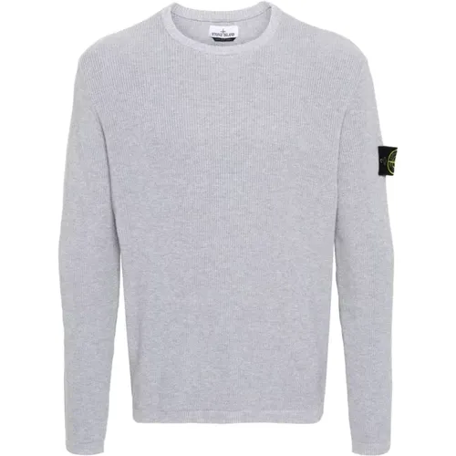 Grauer Sweatshirt Ss24 Herrenbekleidung,Sweatshirts - Stone Island - Modalova