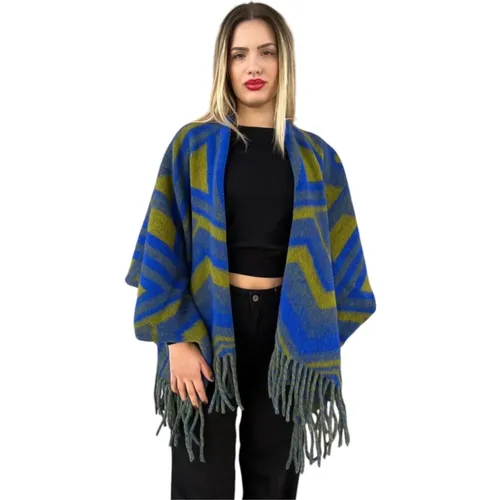 Stylischer Poncho für Modische Looks - White Sand - Modalova