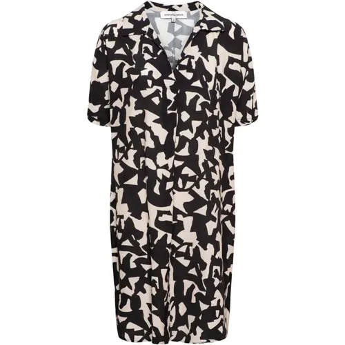 Grafisches Z-Sand Kleid , Damen, Größe: 2XL - &Co Woman - Modalova