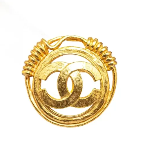 Pre-owned Metal brooches , female, Sizes: ONE SIZE - Chanel Vintage - Modalova