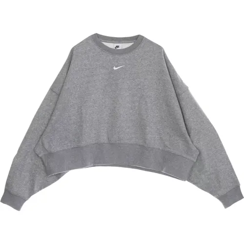 Oversized Crew Fleece Sweatshirt - Nike - Modalova