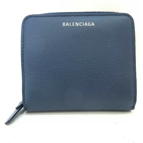 Pre-owned Leather wallets , male, Sizes: ONE SIZE - Balenciaga Vintage - Modalova