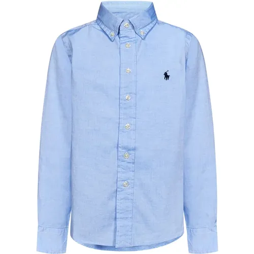 Schlankes Blaues Hemd für Jungen - Polo Ralph Lauren - Modalova