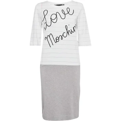 Pre-owned Fabric dresses , female, Sizes: M - Moschino Pre-Owned - Modalova