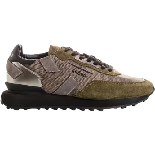 Leder Mesh Sneakers , Herren, Größe: 42 EU - Ghoud - Modalova