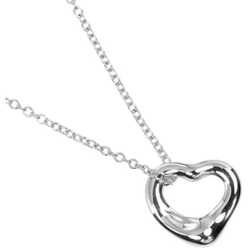 Pre-owned Silver necklaces , female, Sizes: ONE SIZE - Tiffany & Co. Pre-owned - Modalova