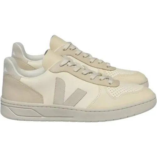 Leder V-10 Sneakers , Damen, Größe: 40 EU - Veja - Modalova