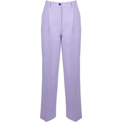 Luxury Wool Blend Tailored Pants , female, Sizes: 2XS - Karl Lagerfeld - Modalova