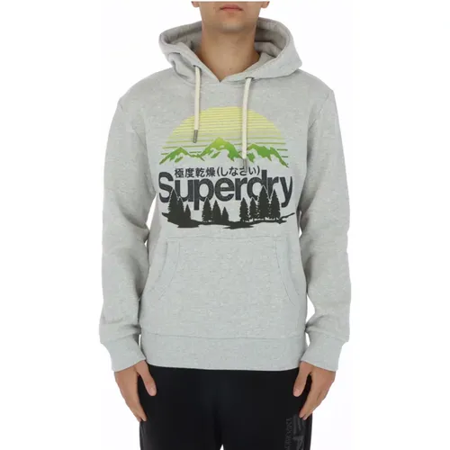 Bergdruck Hoodie für Männer - Superdry - Modalova