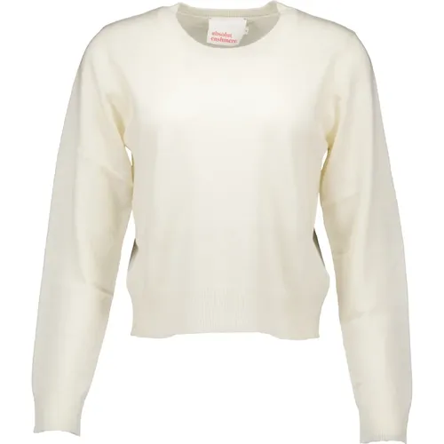 Carlie Ecru Pullover , Damen, Größe: M - Absolut Cashmere - Modalova