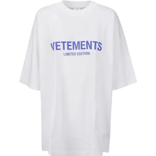 Limitiertes Logo T-Shirt Vetements - Vetements - Modalova
