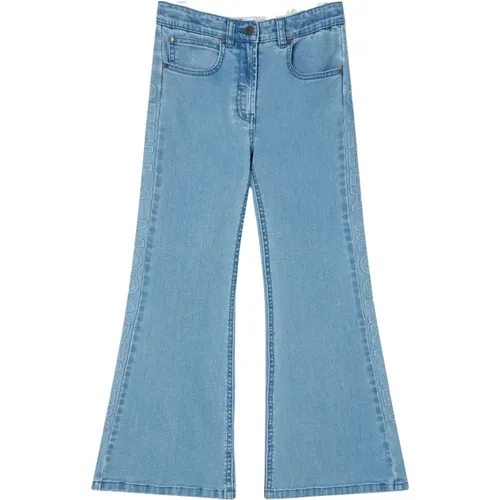 Kinder Denim Jeans Hellblau Flare - Stella Mccartney - Modalova