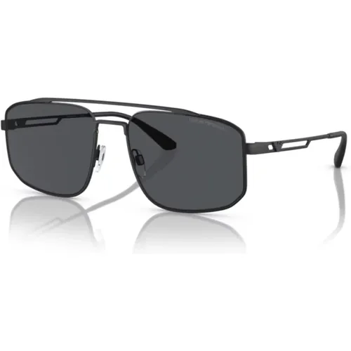 Ea2139-300187 Sunglasses , male, Sizes: 57 MM - Emporio Armani - Modalova