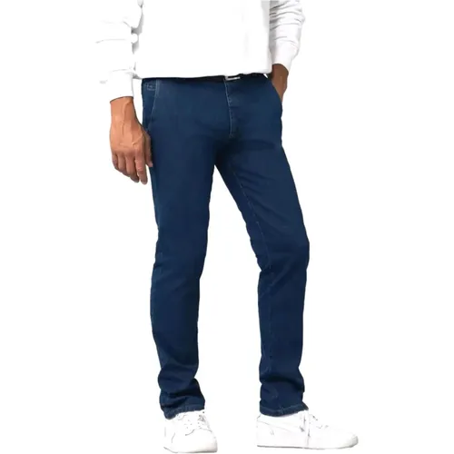 Denim Chino Roma Regular Fit Jeans , Herren, Größe: W25 - Meyer - Modalova