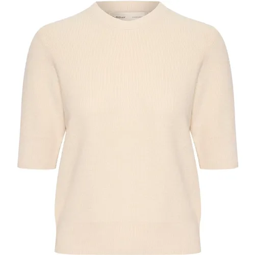 Simple Knit T-shirt , female, Sizes: 2XL - InWear - Modalova