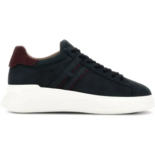 Blaue Sneakers mit Logo-Patch , Herren, Größe: 39 EU - Hogan - Modalova