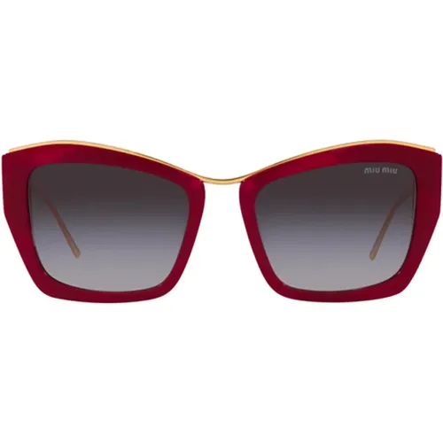Stilvolle Mu02Ys Sonnenbrille , Damen, Größe: 55 MM - Miu Miu - Modalova