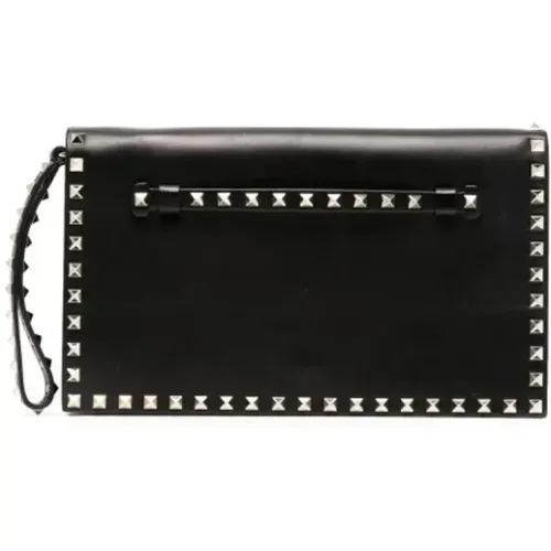 Pre-owned Leather clutches , female, Sizes: ONE SIZE - Valentino Vintage - Modalova