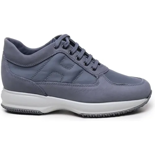 Leather Interactive Sneakers , male, Sizes: 11 UK, 5 1/2 UK, 8 UK, 10 UK, 7 1/2 UK, 6 UK, 6 1/2 UK, 5 UK, 9 UK - Hogan - Modalova