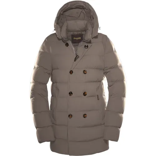 Detachable Hooded Jacket , male, Sizes: 2XL, 3XL - Moorer - Modalova