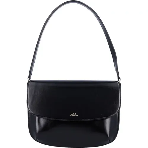 Shoulder Bag with Magnetic Closure , female, Sizes: ONE SIZE - A.p.c. - Modalova